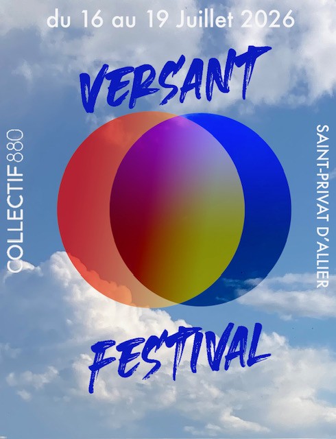 Affiche 2026 Versant Festival du 16 au 19 juillet 2026